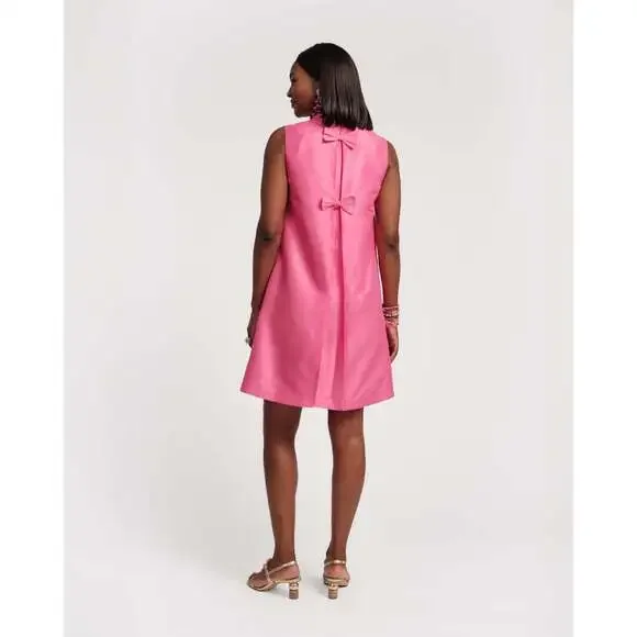 Sleeveless Diplomat Mini Dress - Hot Pink - Picture 2 of 5